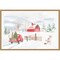 Home For The Holidays I Snowman by Beth Grove Canvas Art Framed